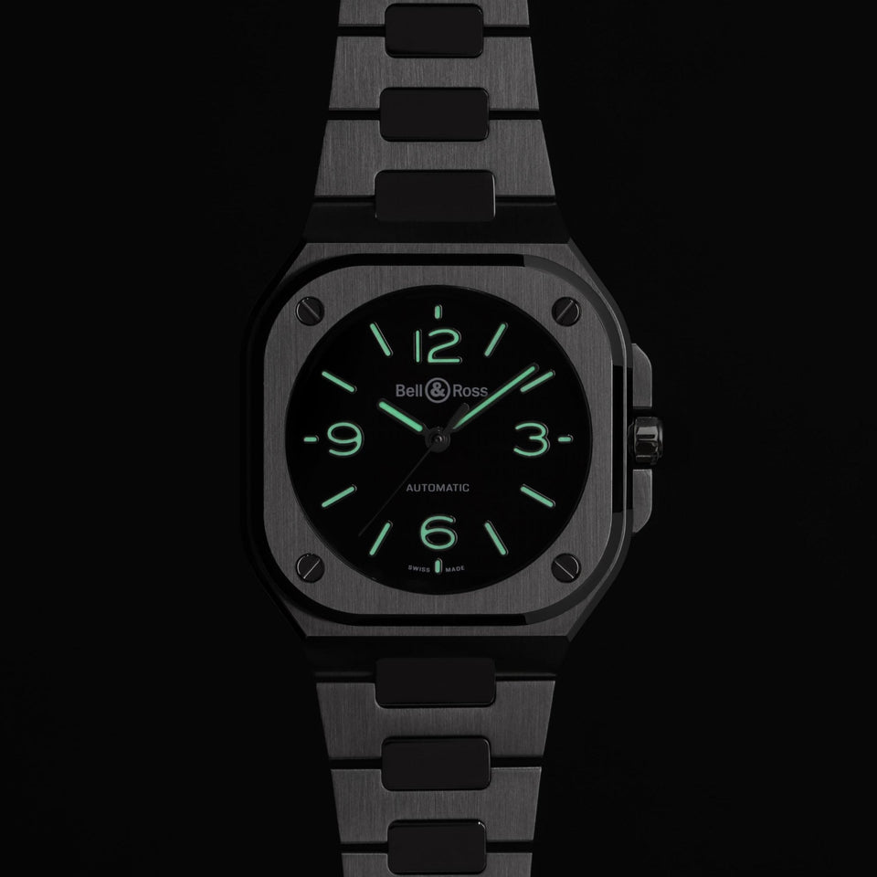 Bell & Ross BR 05 ICE BLUE STEEL Automatic 36mm Watch