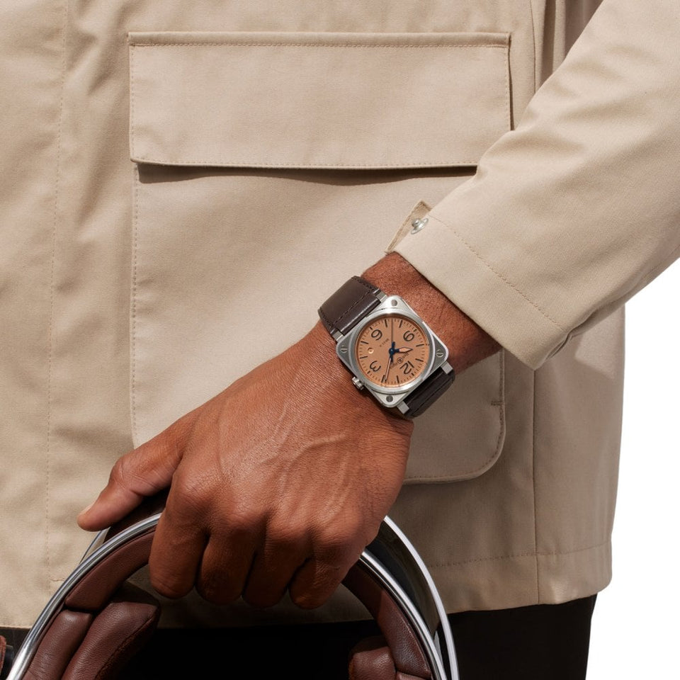 Bell & Ross Men's BR 03A COPPER STEEL Automatic Watch