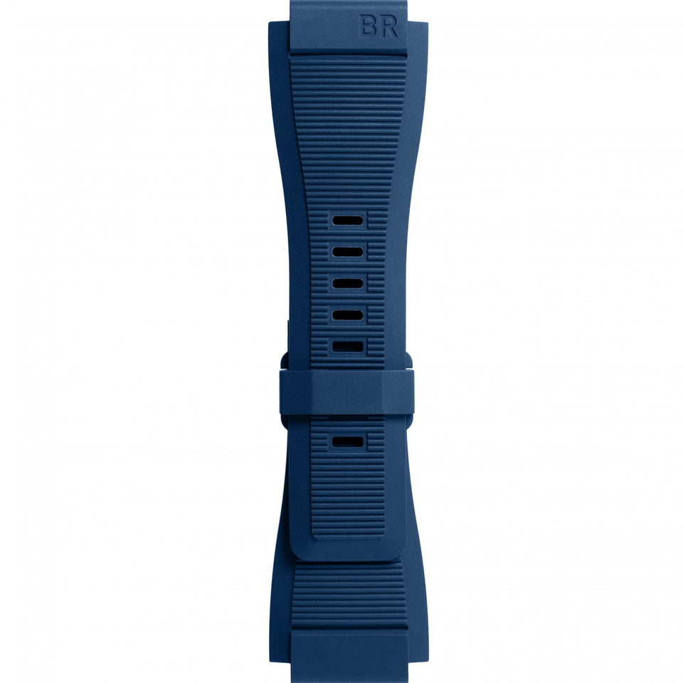 Bell & Ross Blue Rubber Strap For BR-01 / BR-03