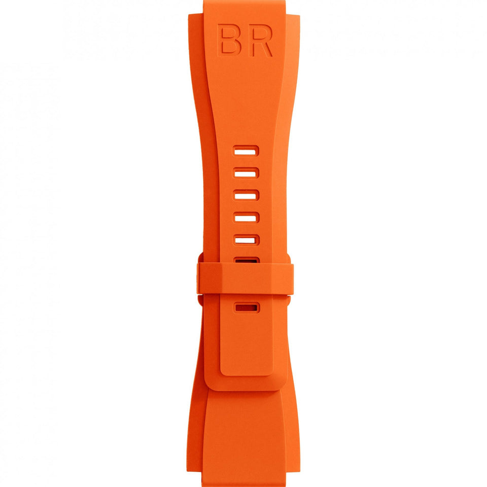 Bell & Ross Orange Rubber Strap XS For BR-01 / BR-03 / BR-X1