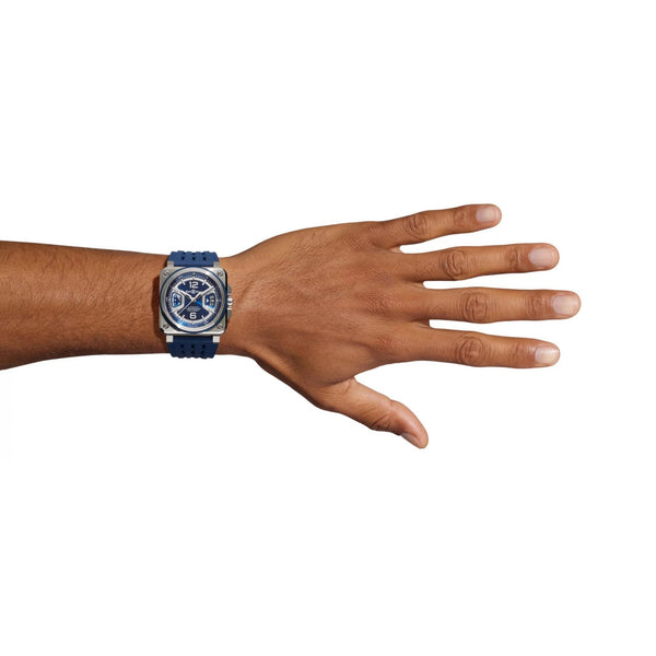 Bell & Ross Men's BR-X3 BLUE STEEL 41mm Automatic Watch