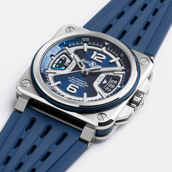 Bell & Ross Men's BR-X3 BLUE STEEL 41mm Automatic Watch