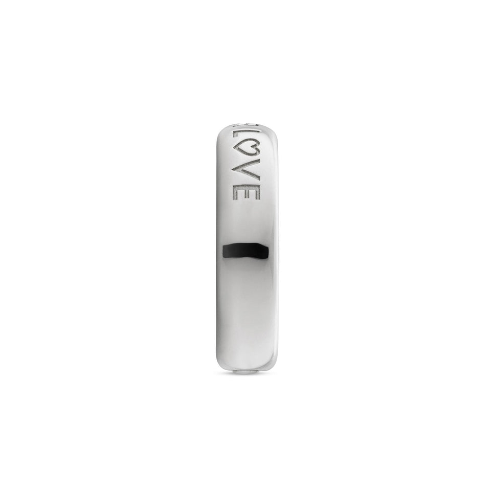 Gucci Blind For Love 5mm Silver Band Ring