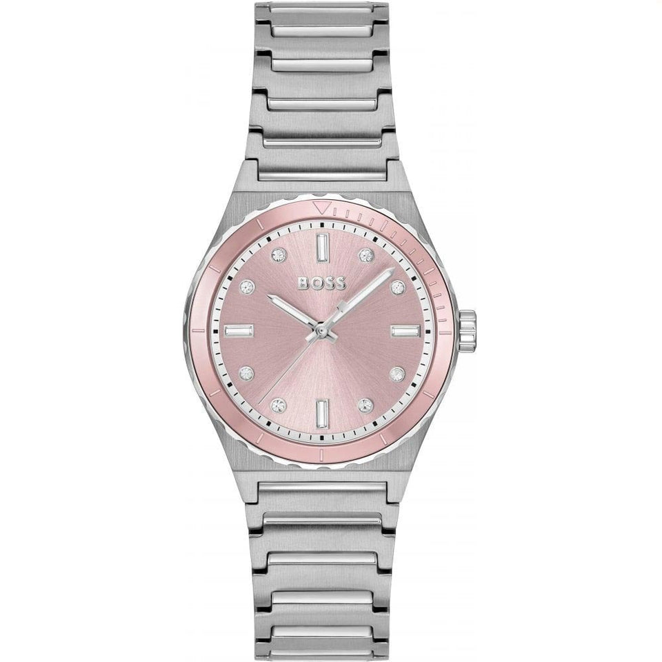 BOSS Ladies CANDOR SPORT 32mm Pink Dial Watch
