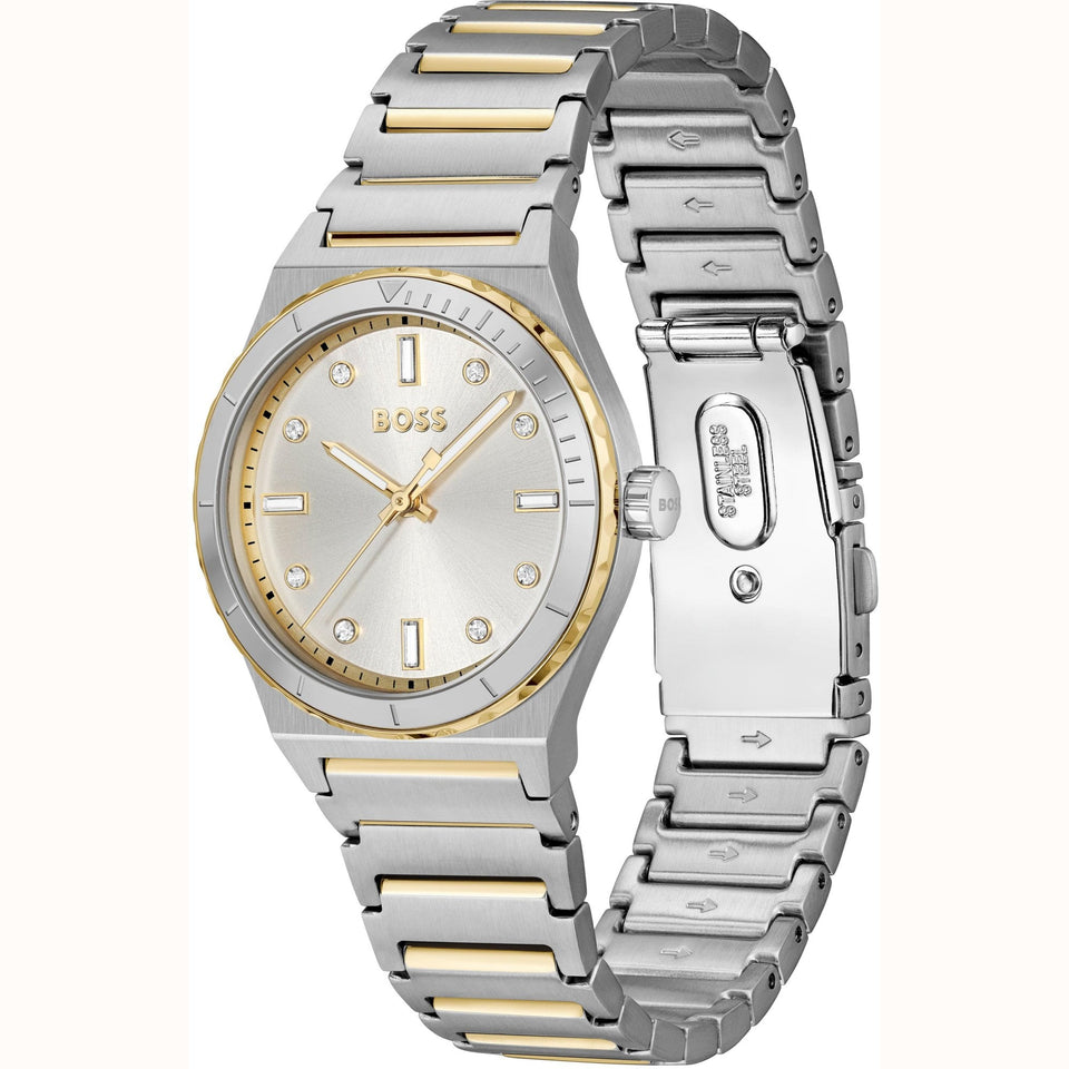 BOSS Ladies CANDOR SPORT 32mm Two Tone Watch