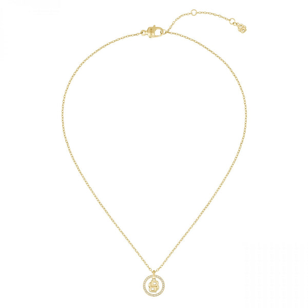 BOSS Ladies Double B Divine Gold Plated Necklace