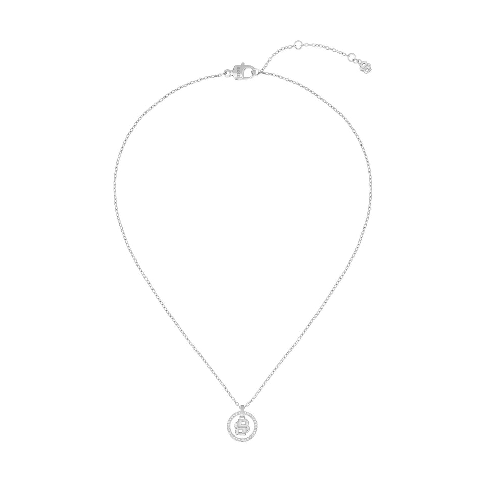 BOSS Ladies Double B Divine Stainless Steel Necklace