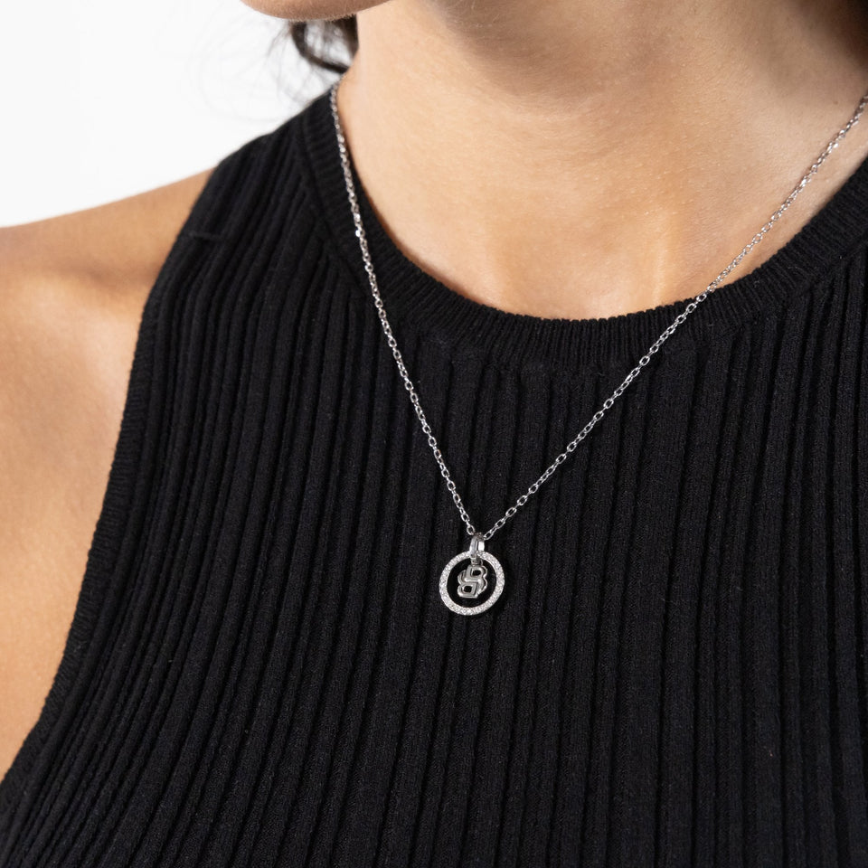 BOSS Ladies Double B Divine Stainless Steel Necklace