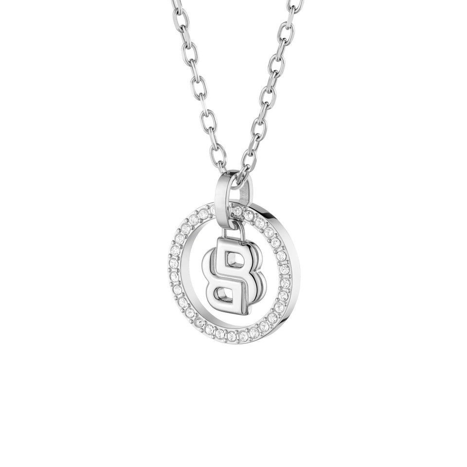 BOSS Ladies Double B Divine Stainless Steel Necklace