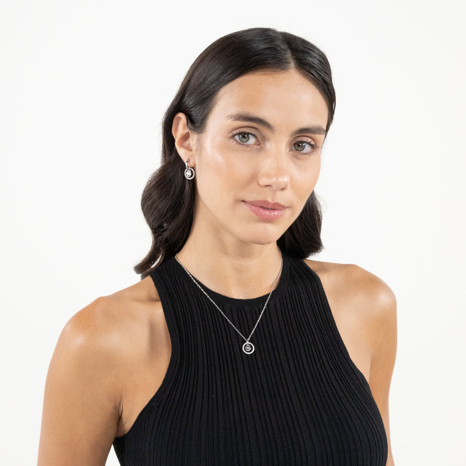 BOSS Ladies Double B Divine Stainless Steel Necklace
