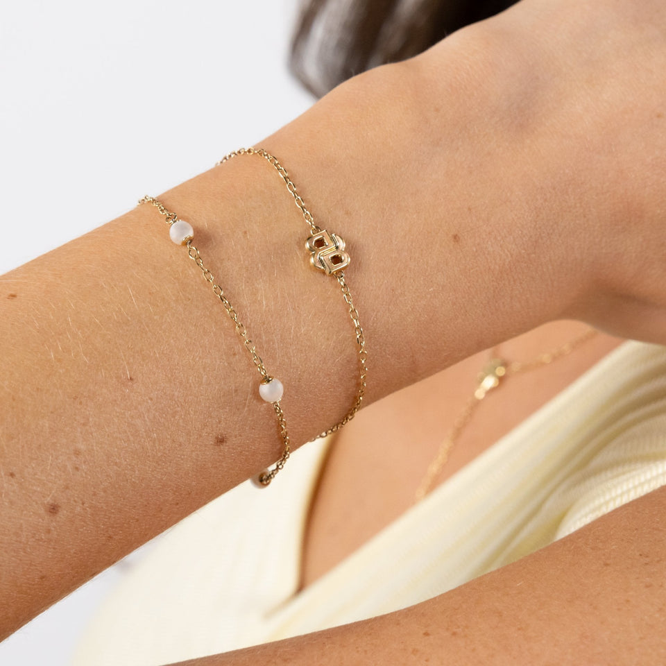 BOSS Ladies Double B Mireille Multi Chain Bracelet