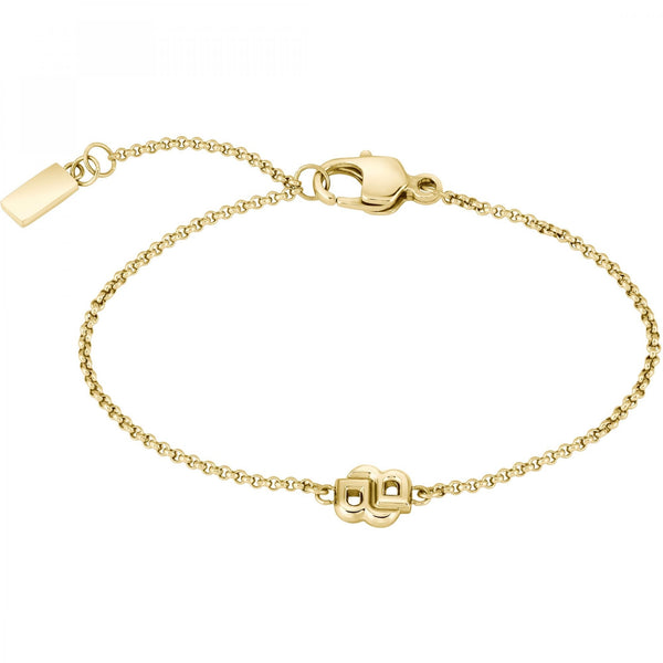 BOSS Ladies Double B Petit Gold Plated Bracelet