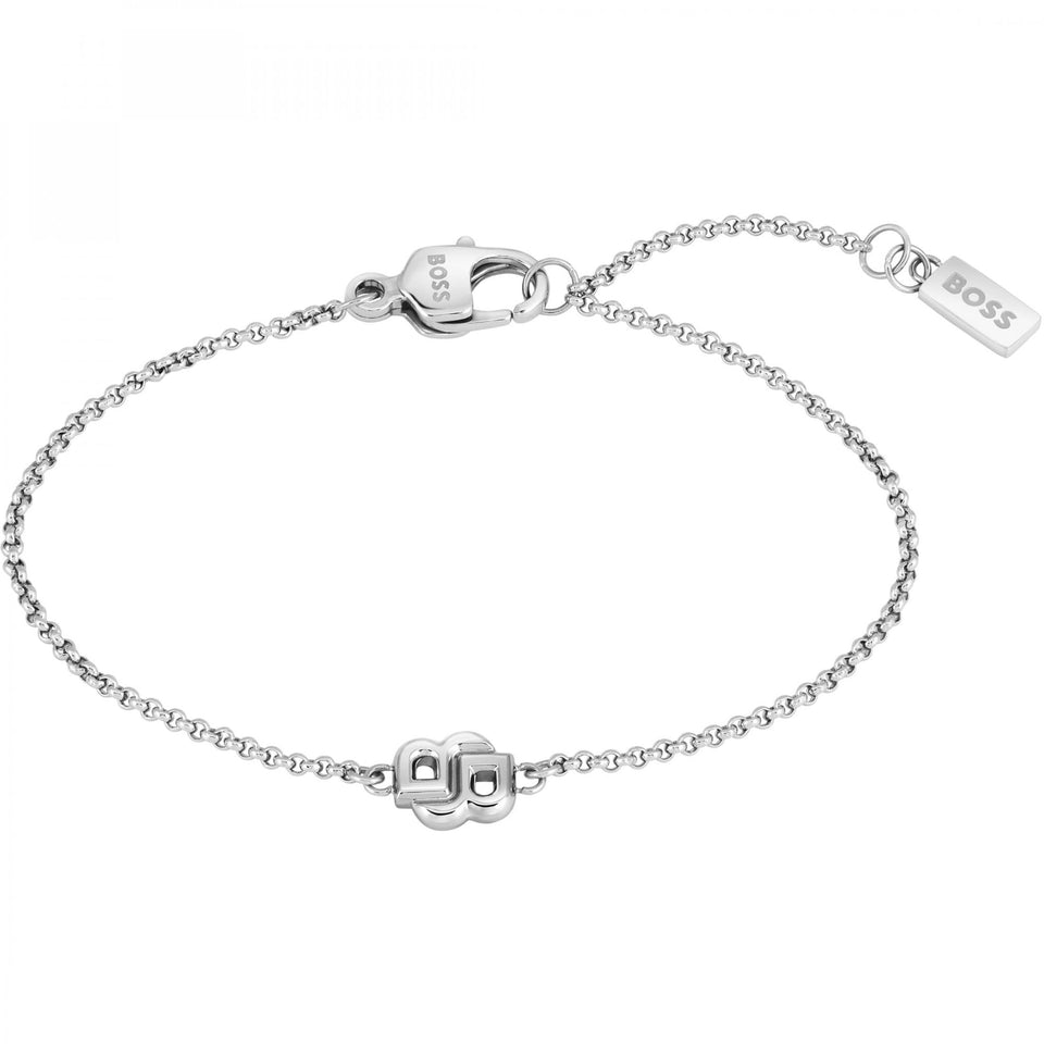 BOSS Ladies Double B Petit Stainless Steel Bracelet