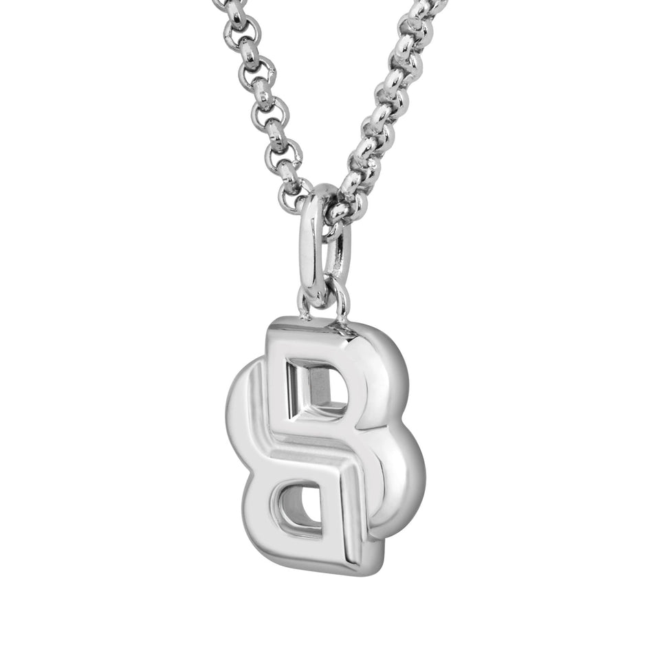 BOSS Ladies Double B Petit Stainless Steel Necklace
