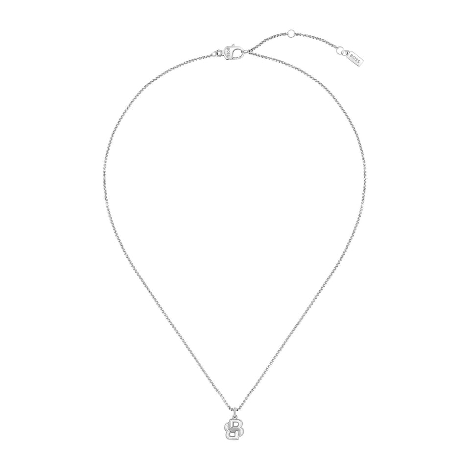 BOSS Ladies Double B Petit Stainless Steel Necklace