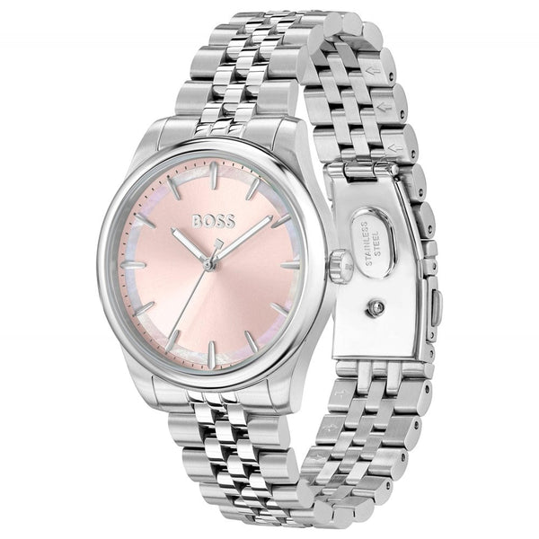 BOSS Ladies GRACEFUL 36mm Pink Dial Bracelet Watch