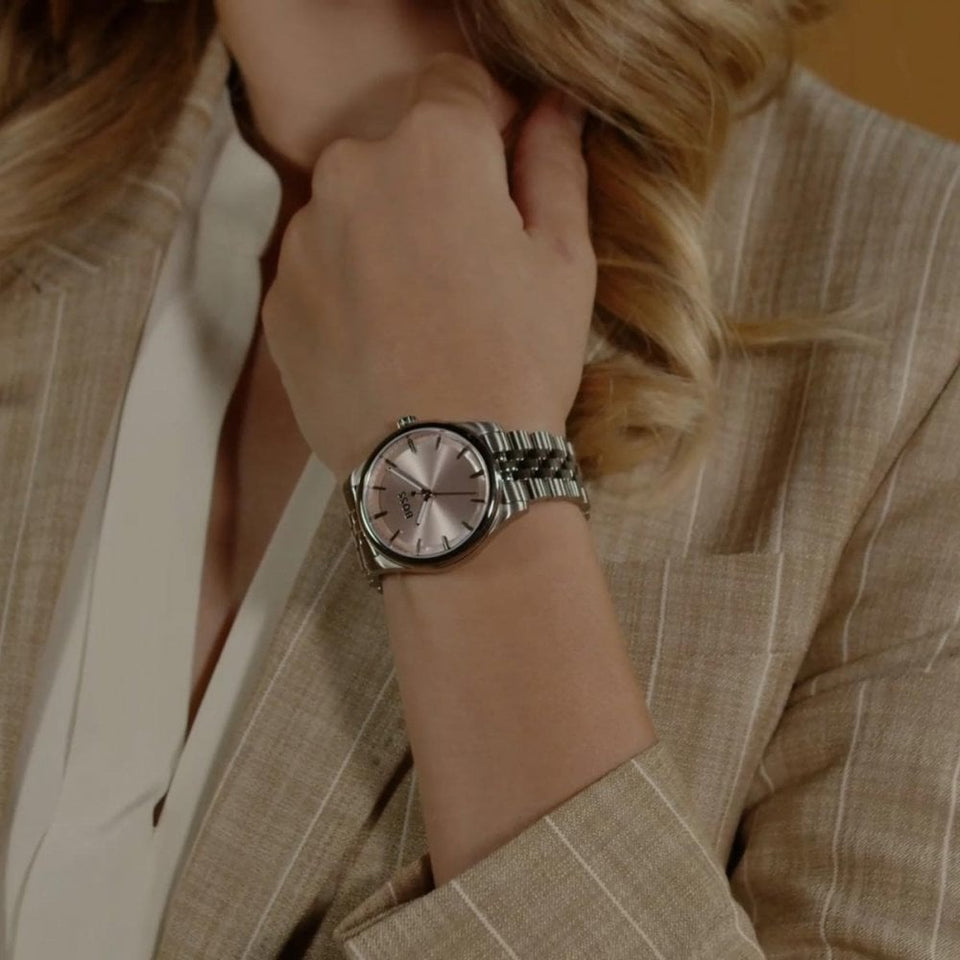 BOSS Ladies GRACEFUL 36mm Pink Dial Bracelet Watch