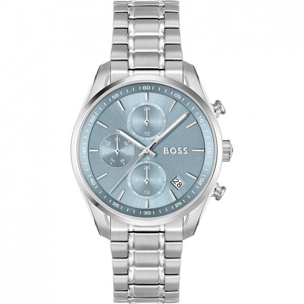 BOSS Ladies GRAND TOUR 38mm Blue Dial Bracelet Watch