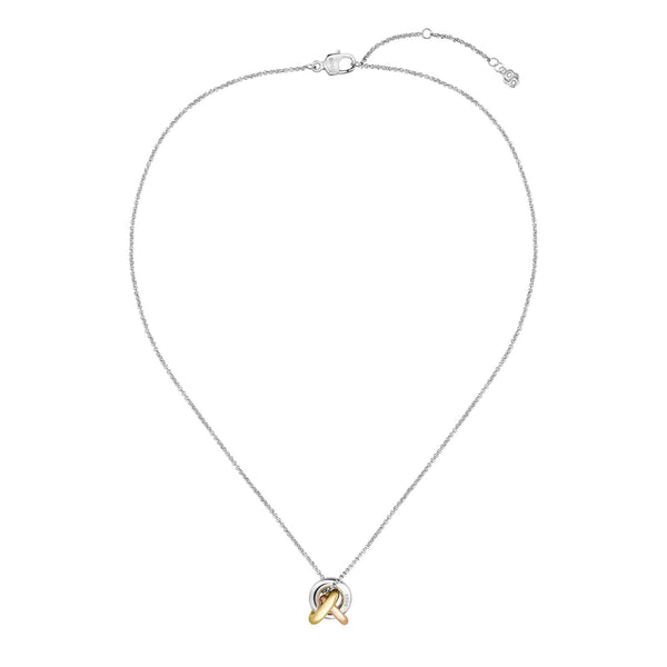 BOSS Ladies Harmonie Tri-Colour Interlinked Necklace