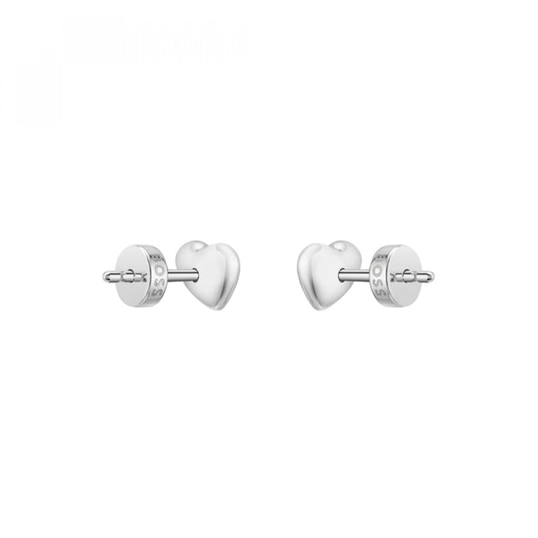 BOSS Ladies Honey Heart Stainless Steel Stud Earrings