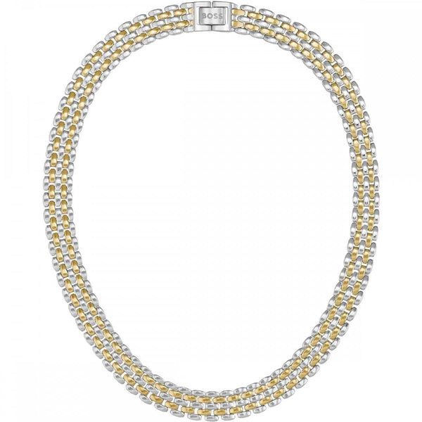 BOSS Ladies Isla Two Toned Multi-Linked Necklace