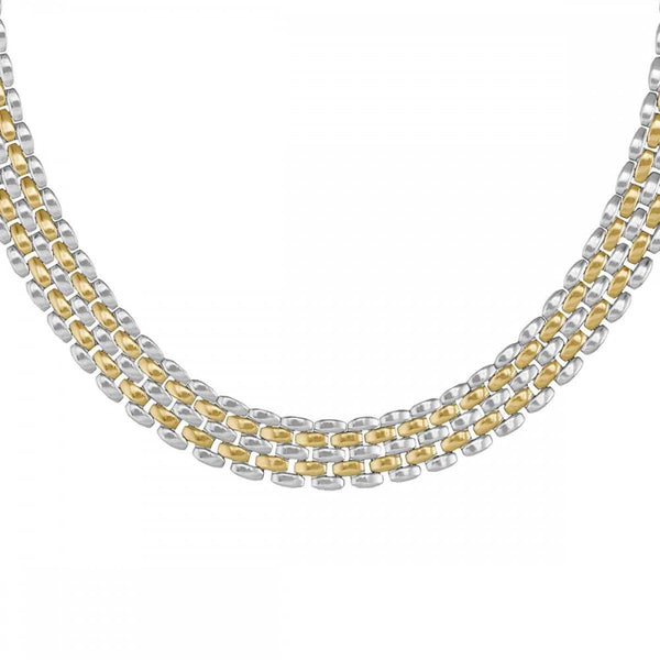 BOSS Ladies Isla Two Toned Multi-Linked Necklace