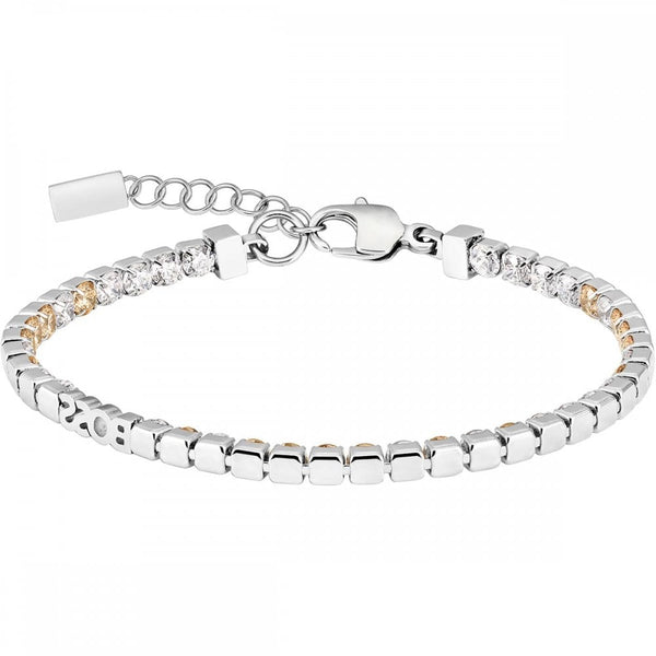 BOSS Ladies Kassy Precious Rose Stone Set Tennis Bracelet