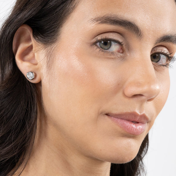 BOSS Ladies Kassy Precious Stone Set Stud Earrings