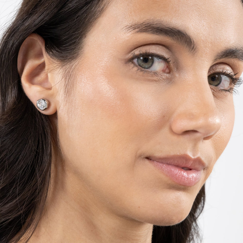 BOSS Ladies Kassy Precious Stone Set Stud Earrings