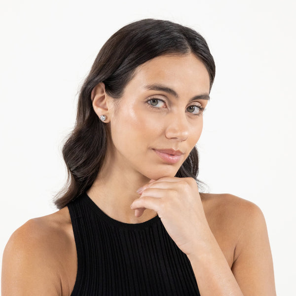 BOSS Ladies Kassy Precious Stone Set Stud Earrings