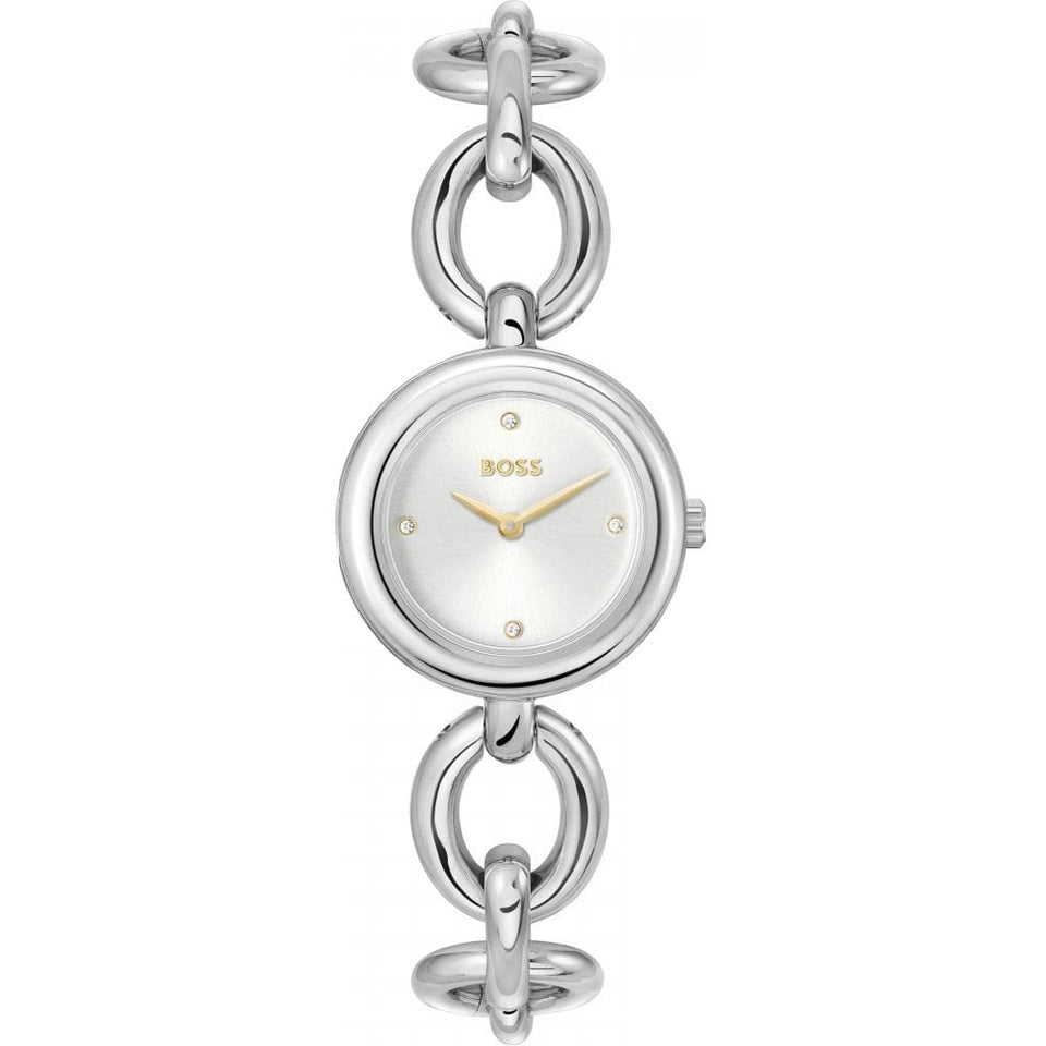 BOSS Ladies LIVE 28mm Open Chain Bracelet Watch