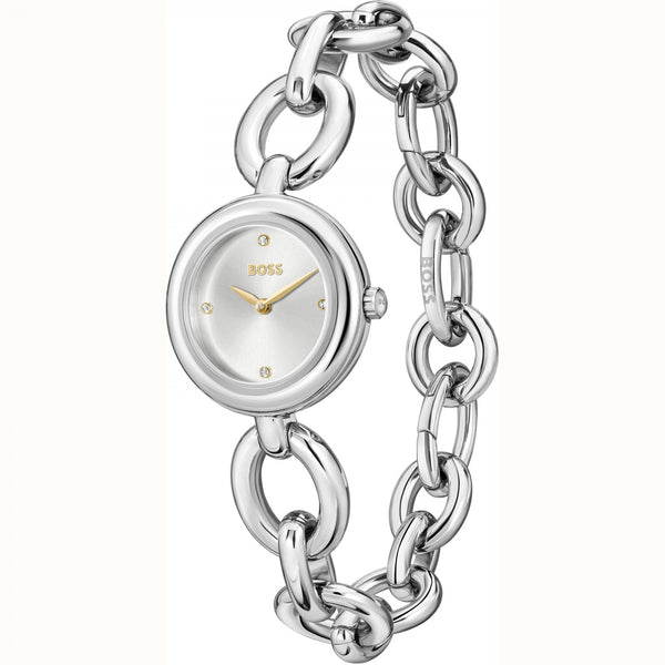 BOSS Ladies LIVE 28mm Open Chain Bracelet Watch