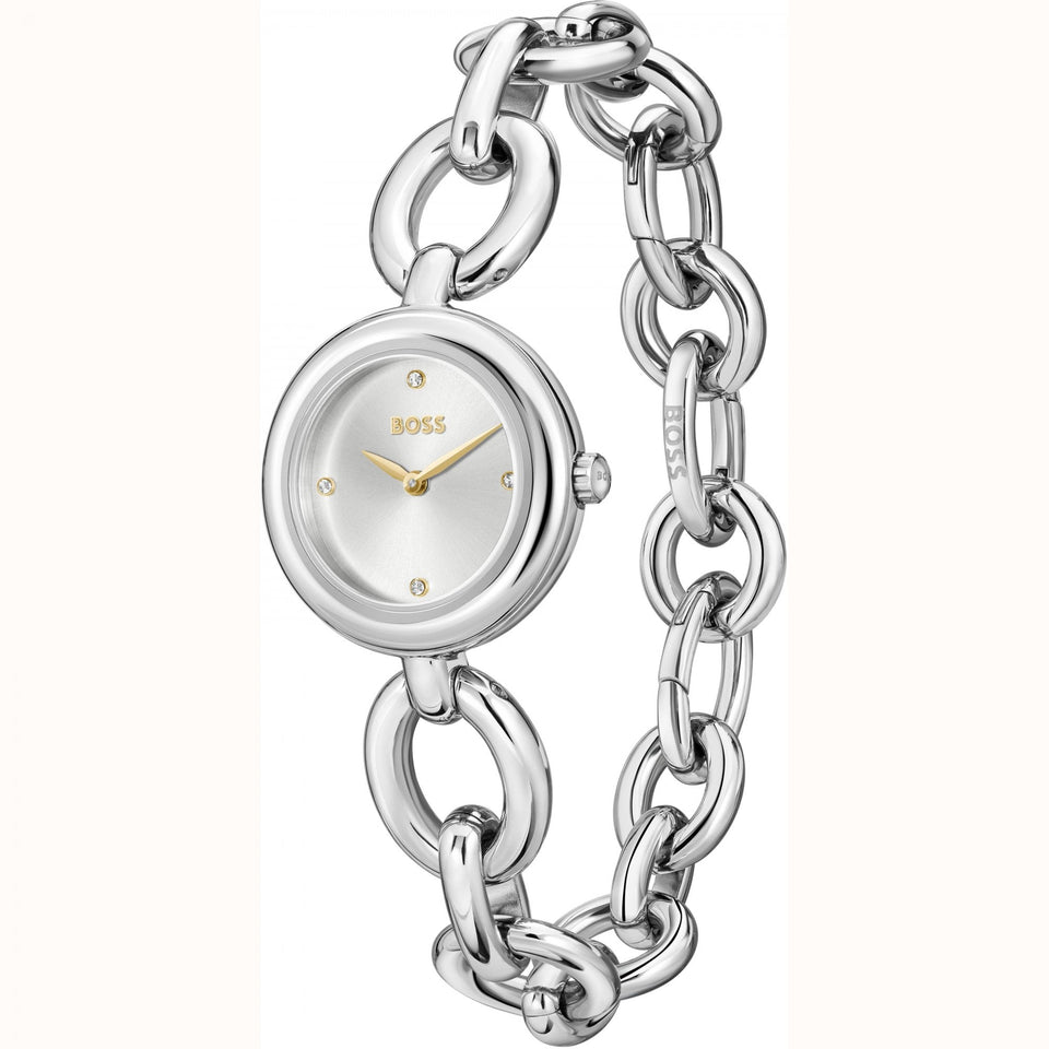 BOSS Ladies LIVE 28mm Open Chain Bracelet Watch