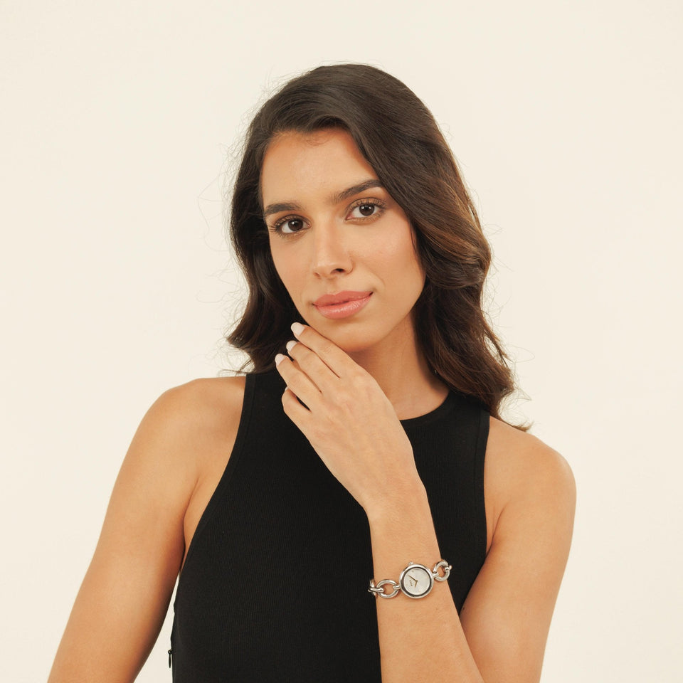 BOSS Ladies LIVE 28mm Open Chain Bracelet Watch