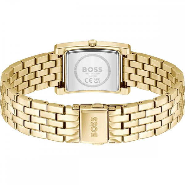 BOSS Ladie's LUCY Gold Plated Bracelet Watch