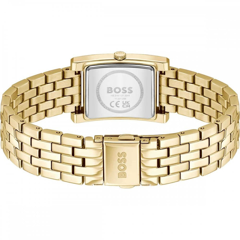 BOSS Ladie's LUCY Gold Plated Bracelet Watch