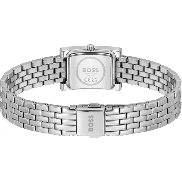 BOSS Ladies LUCY Stone Set Square Dial Watch