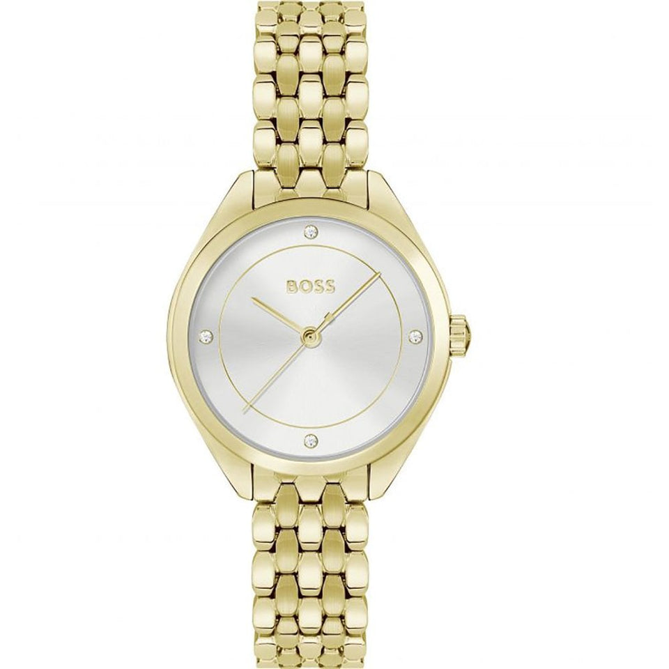 BOSS Ladies MAE Light Yellow Gold Bracelet Watch