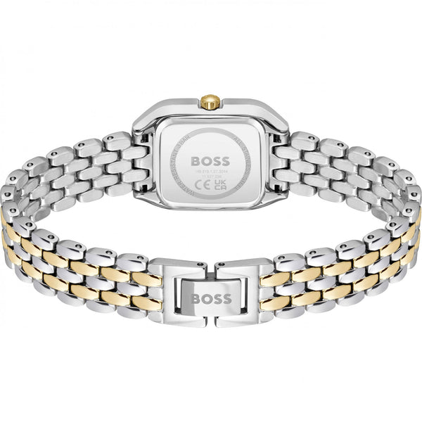 BOSS Ladies MAE PETITE Green Dial Two Tone Bracelet Watch