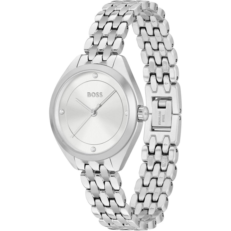 BOSS Ladies MAE Stainless Steel Link Bracelet Watch