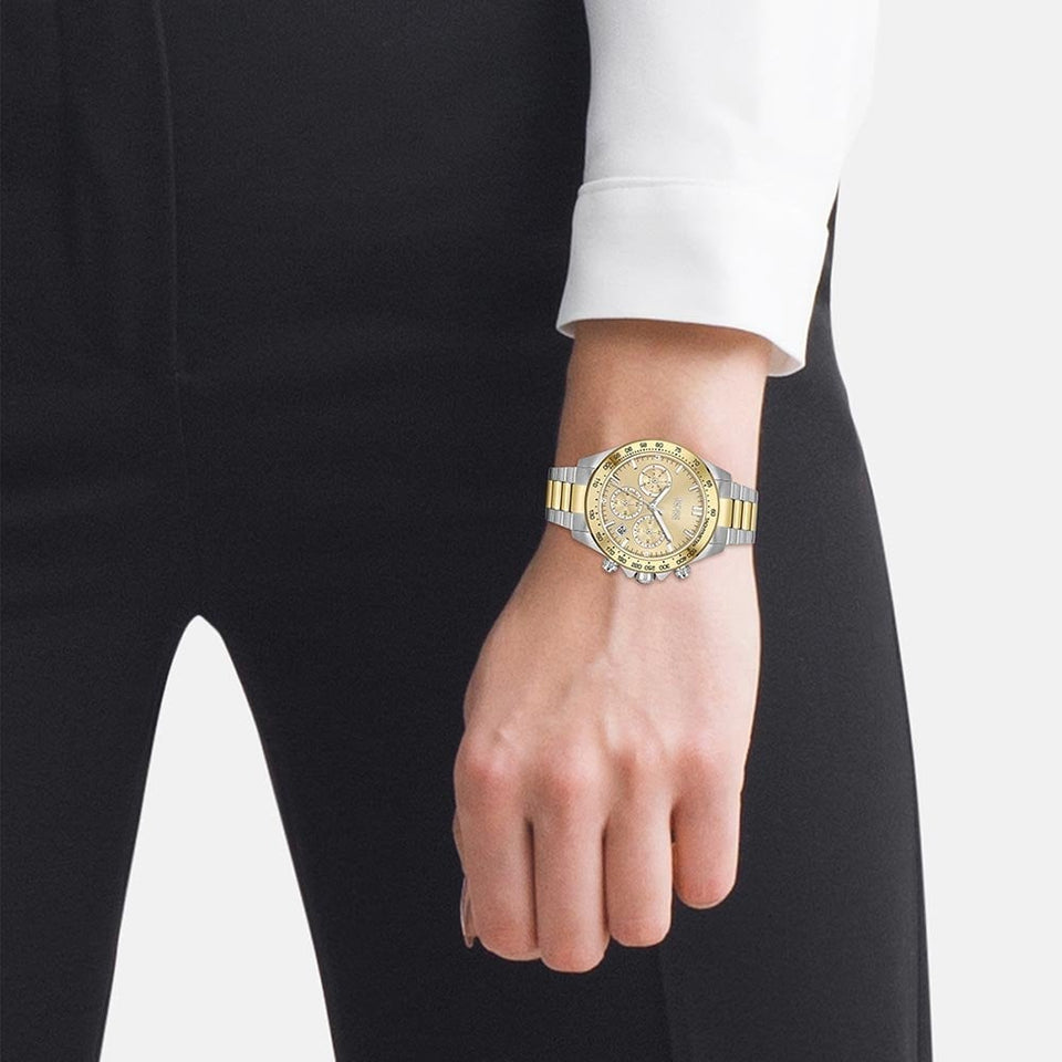 BOSS Ladies NOVIA SPORT Two Tone Chronograph Watch