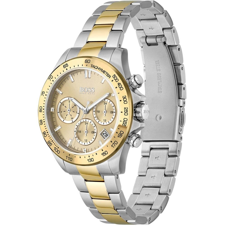 BOSS Ladies NOVIA SPORT Two Tone Chronograph Watch