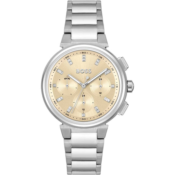 BOSS Ladies ONE Champagne Dial Bracelet Watch