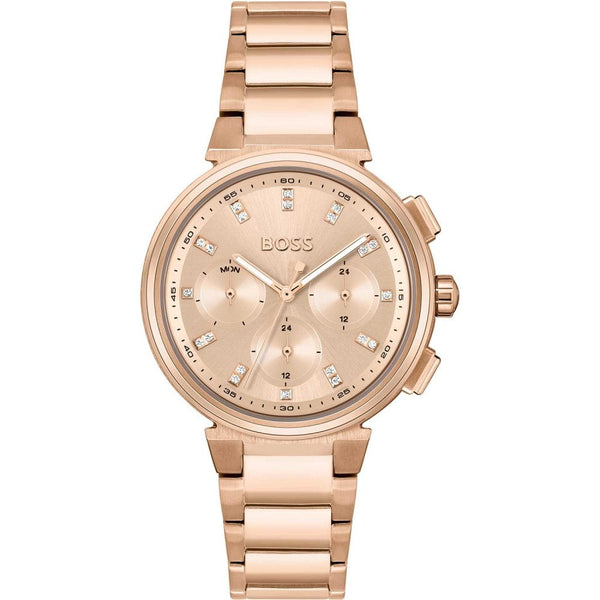 BOSS Ladies ONE Rose Gold PVD Bracelet Watch