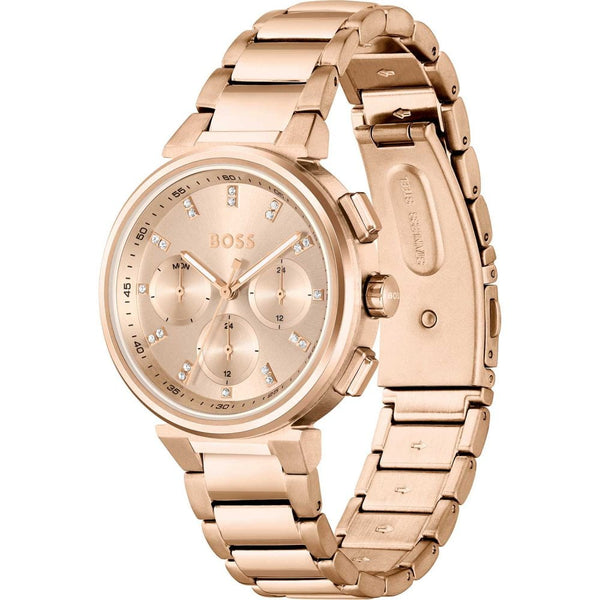 BOSS Ladies ONE Rose Gold PVD Bracelet Watch