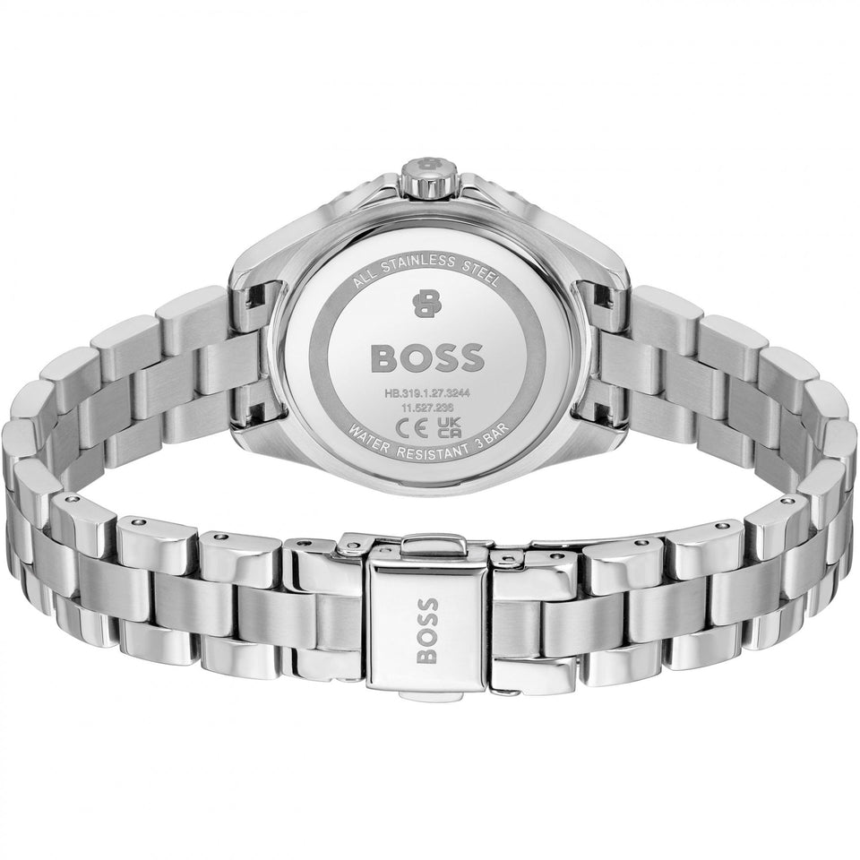BOSS Ladies Sage Aqua Pink Dial Bracelet Watch