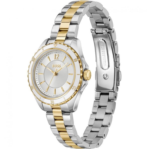 BOSS Ladies Sage Aqua Two Tone Bracelet Watch
