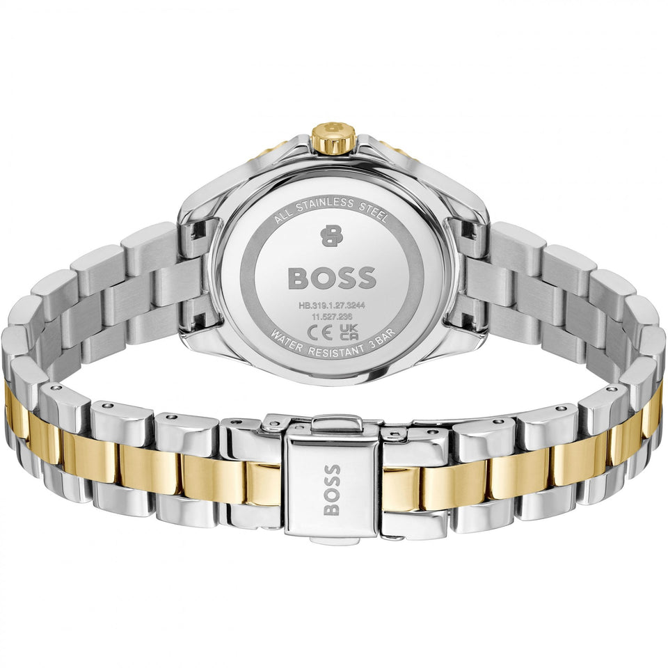 BOSS Ladies Sage Aqua Two Tone Bracelet Watch