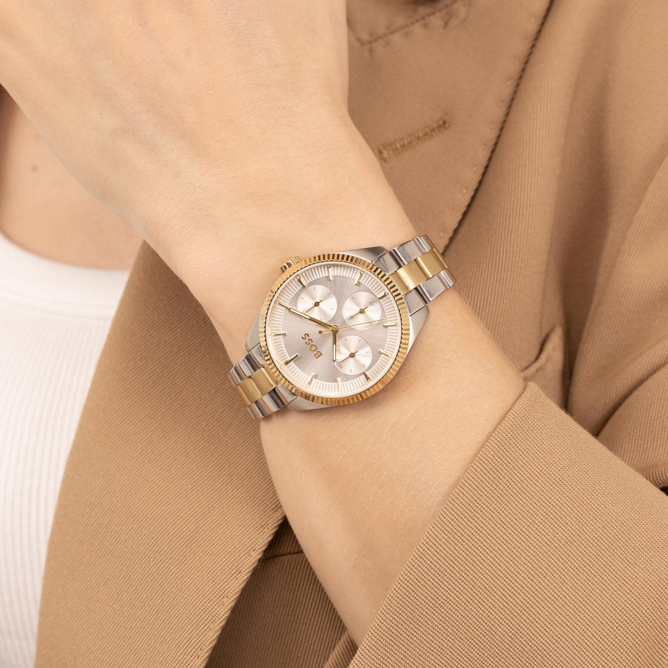 BOSS Ladies SAGE SPORT 34mm Two Tone Watch