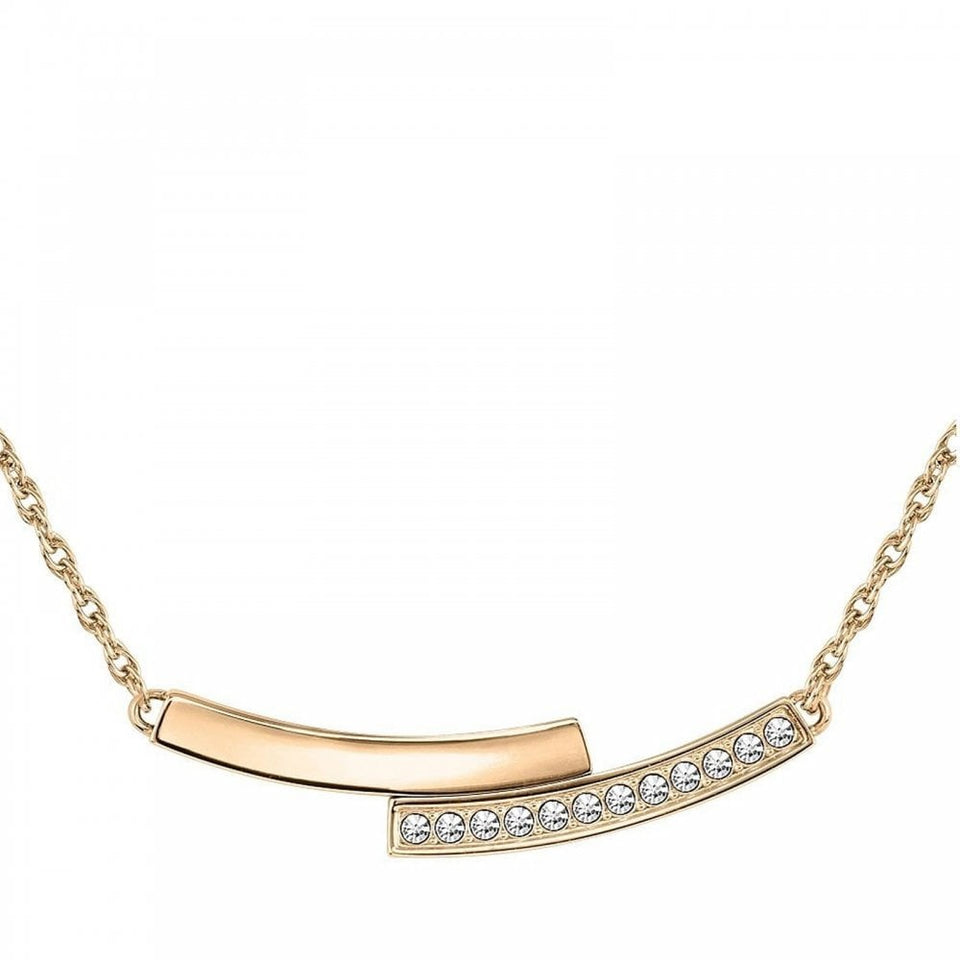 BOSS Ladies Saya Gold Plated Necklace